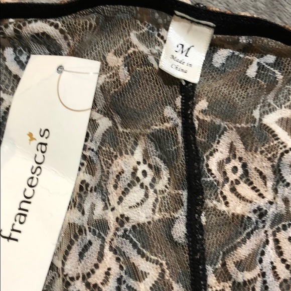 Cheetah print bralette size: M - Picture 3 of 4
